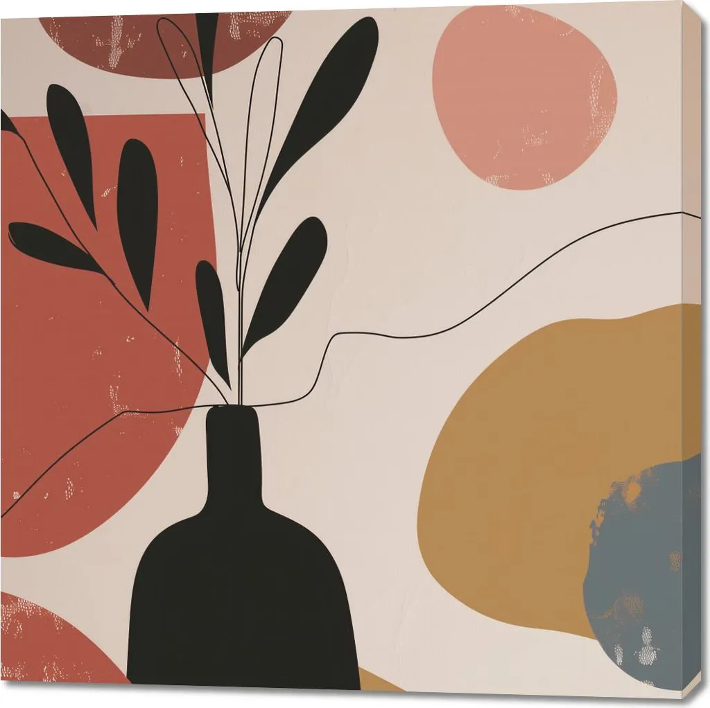 Décoration Murale Moderne Courage 100x100 : Peinture sur Toile Design