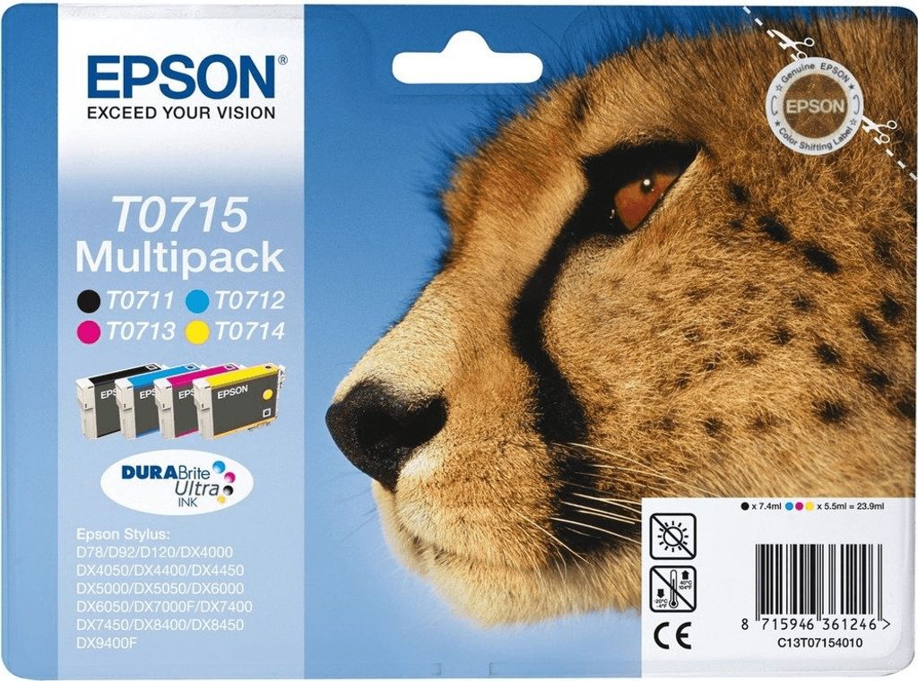 Epson T0715 Original Tinte Multipack 4-farbig | Kaufland.cz