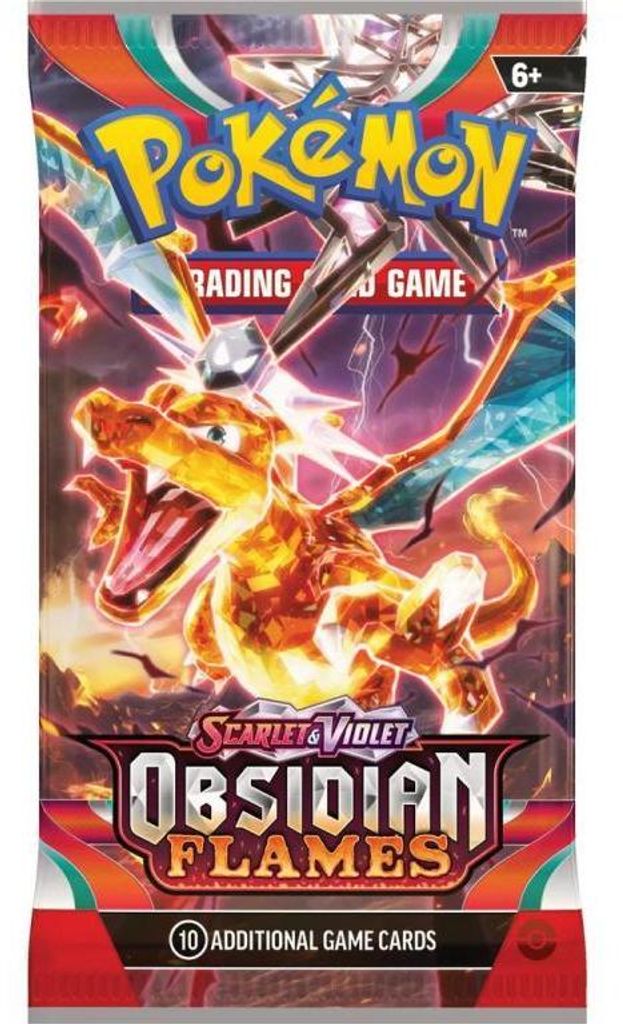 PKM - Scarlatto & Viola 3 Fiamme di Obsidiana Booster Immagine del prodotto 