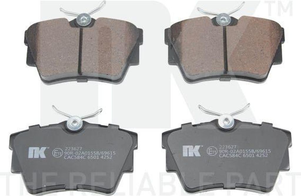 NK Bremsbeläge Bremsklötze HINTEN 223627