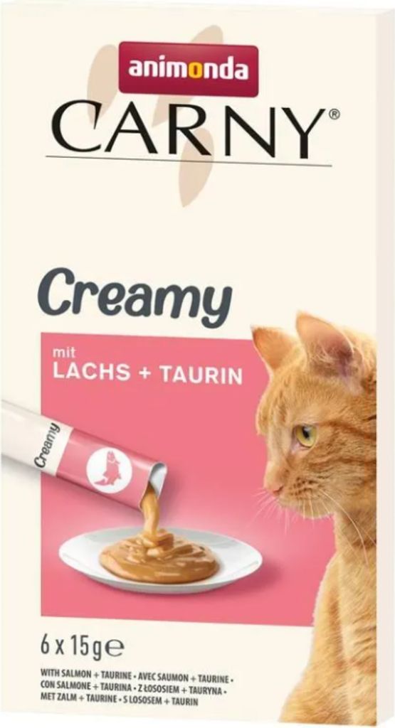 ANIMONDA Carny Creamy mit Lachs und Taurin 6x15g