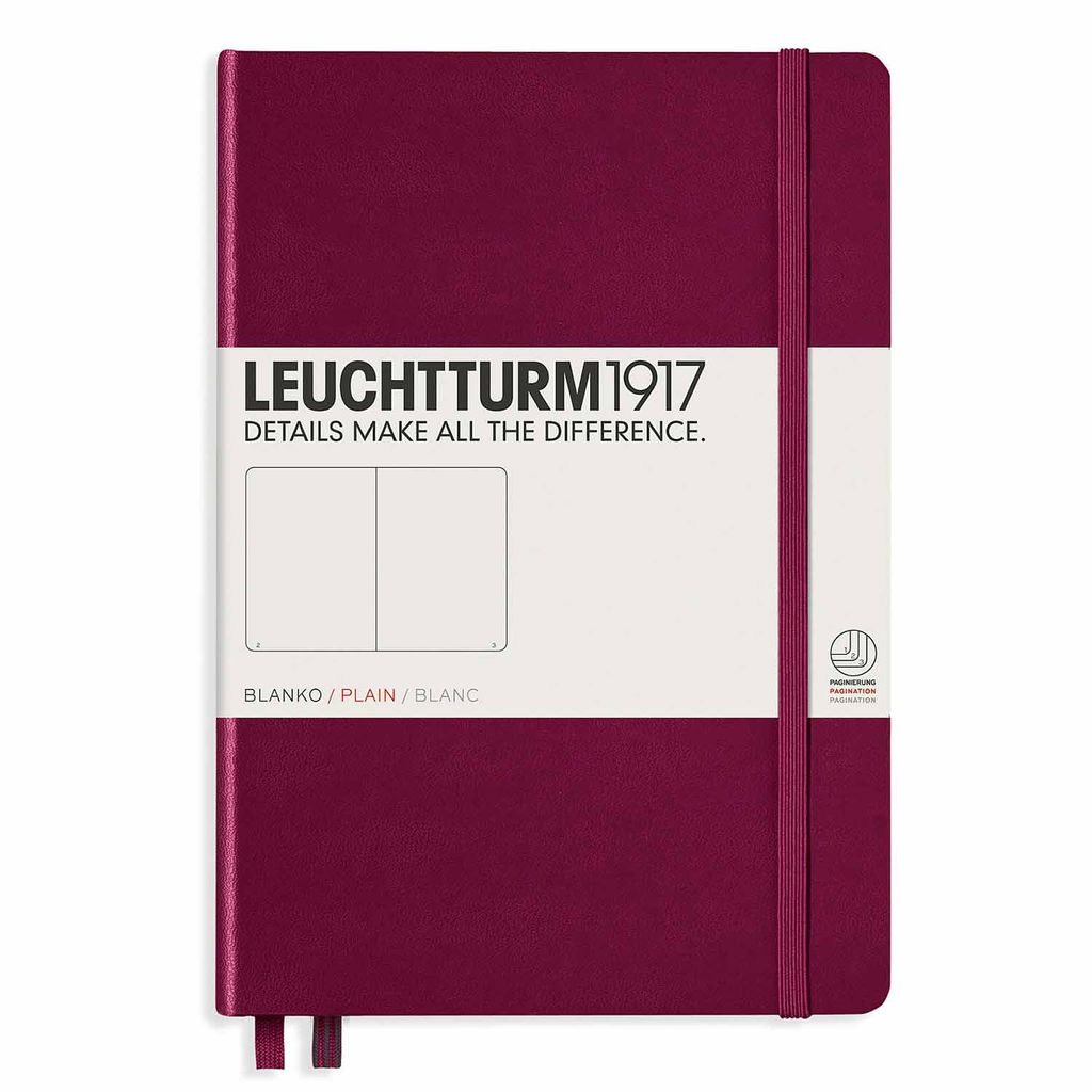 Notebook LEUCHTTURM1917 Hafen Rot einfarbig