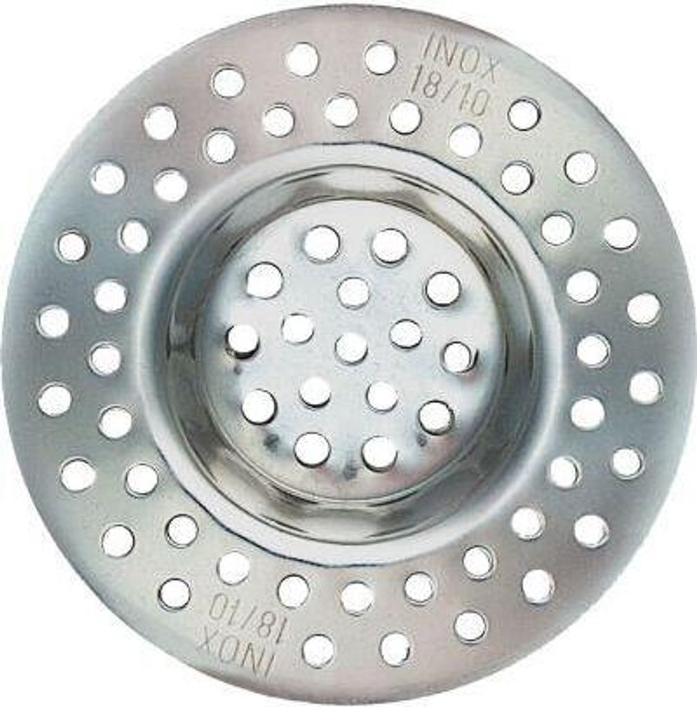 schmutzfänger 6,8cm Durchmesser aus Edelstahl (2 Stück)