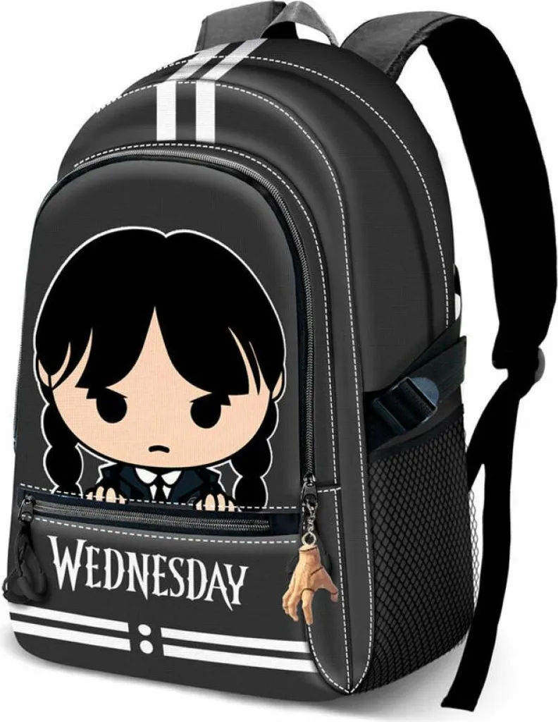 Sac à dos d'école Wednesday Cute Fan Fight 2.2 coloris Gris pour Ados
