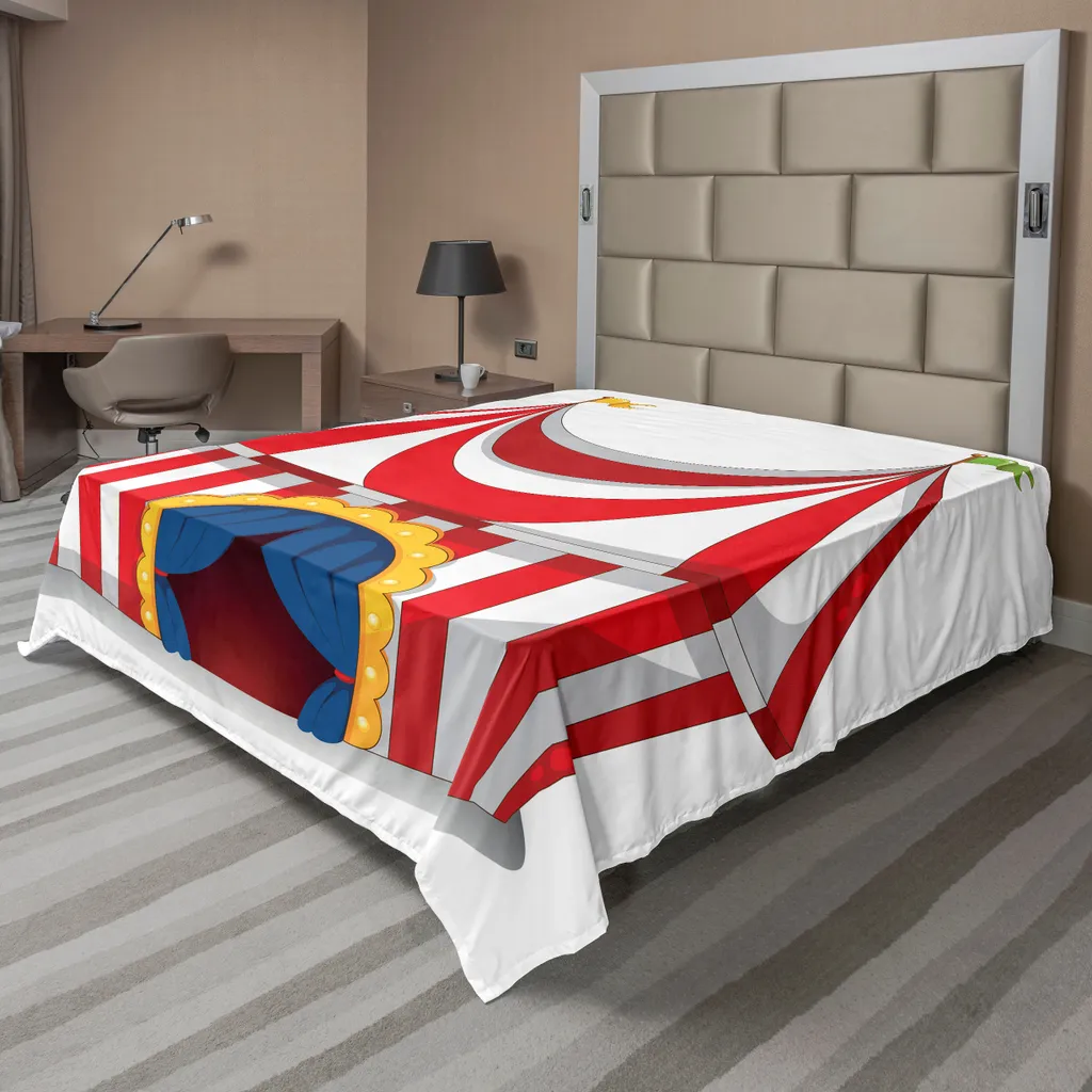 Lenzuolo Sopra Circus ABAKUHAUS 260x228 cm - Stampa Circo Vintage