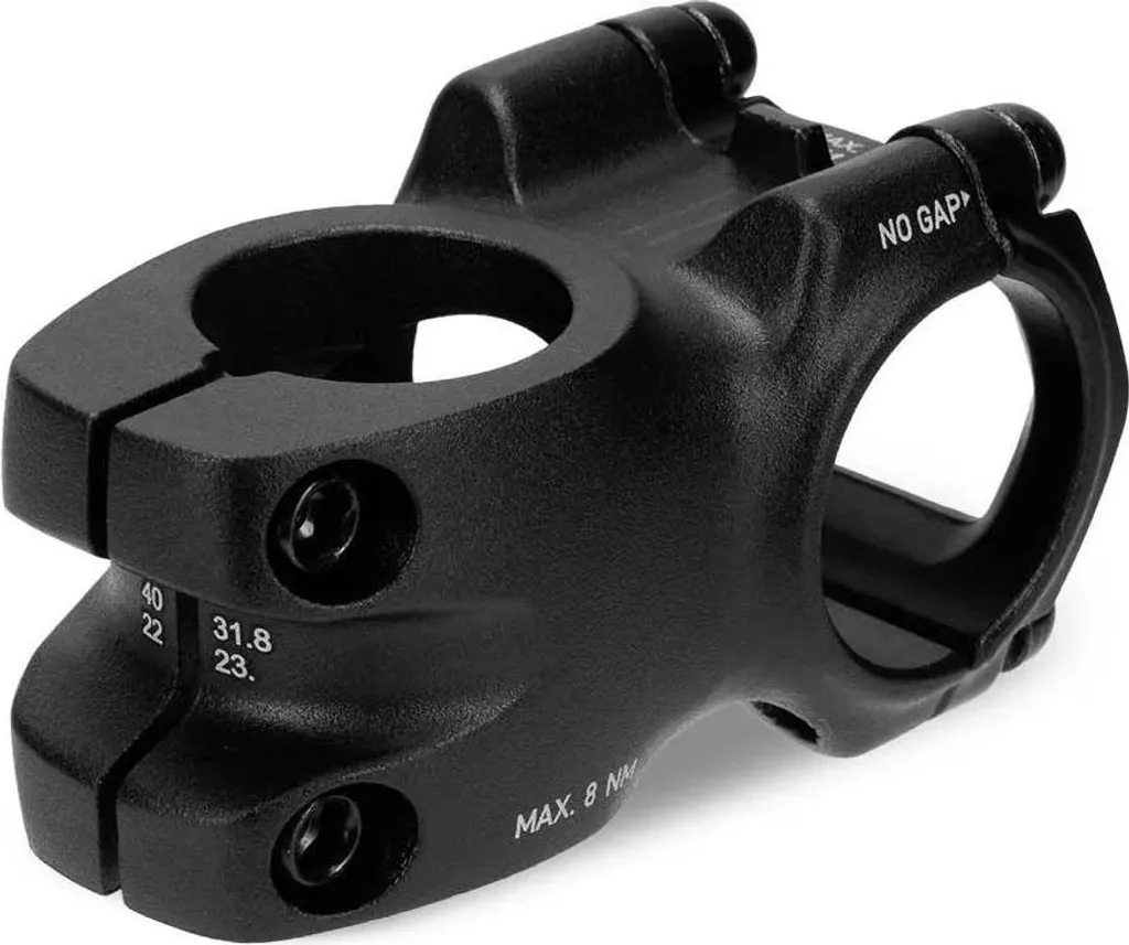 Potence Cube One22 One44 One55 Noir 40mm 0° pour VTT de Trail Enduro