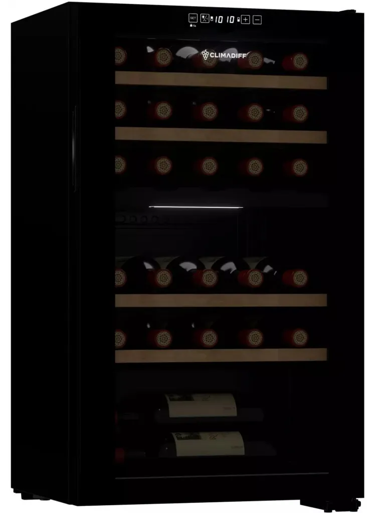 Cave à vin Climadiff sans bruit 33 bouteilles pour blanc et vin rouge
