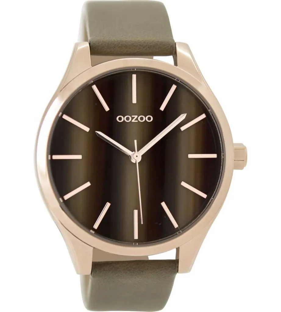 Montre à Quartz pour Femme Oozoo Timepieces avec Bracelet en Cuir Beige