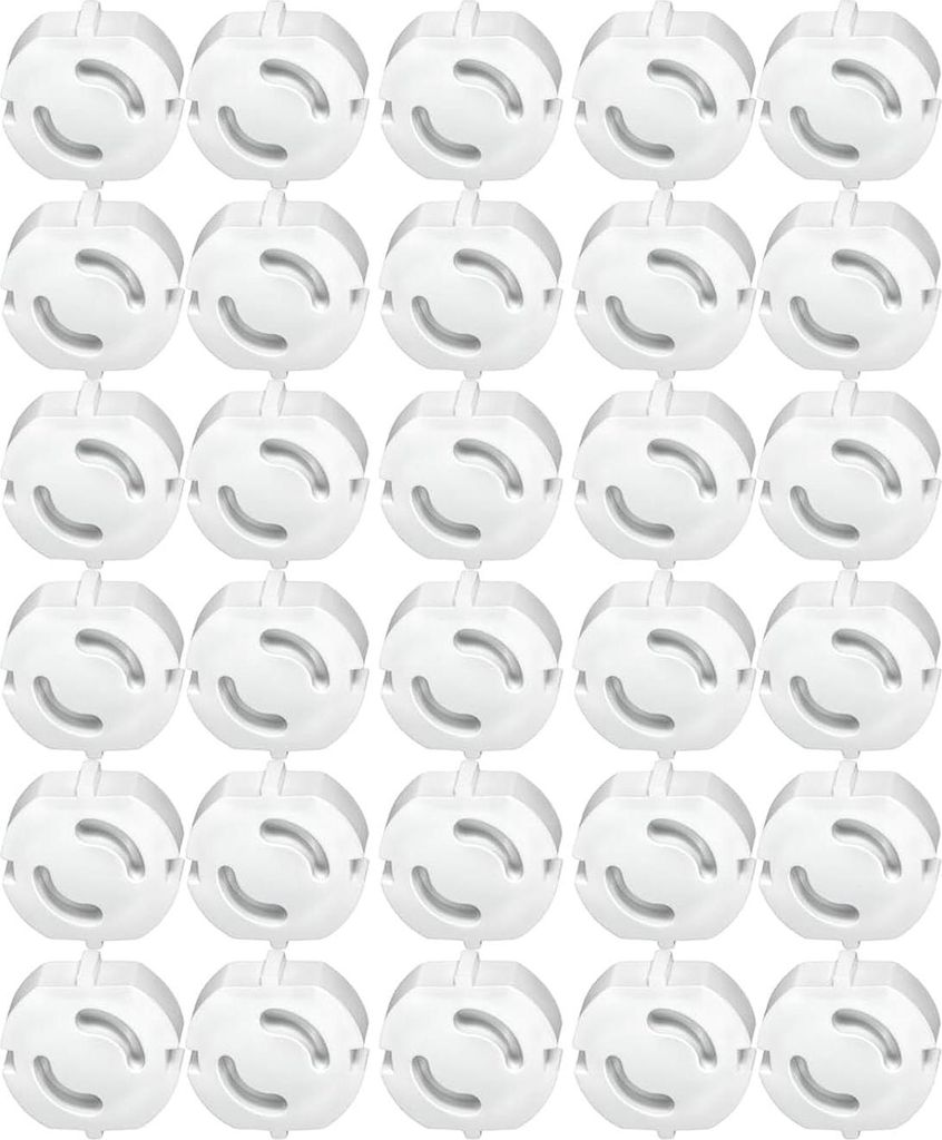 30 Stück Steckdosen Kindersicherung - Steckdosenschutz Kindersicherung Steckbar zum Stecken Steckdosensicherung für Baby und Kinder Kindersicheru...