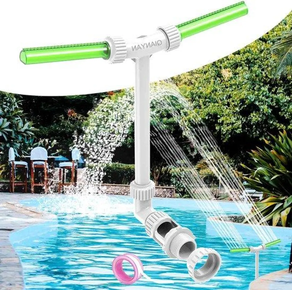 Fontaine pour piscine enterrée anti-eau trop chaude et stagnante