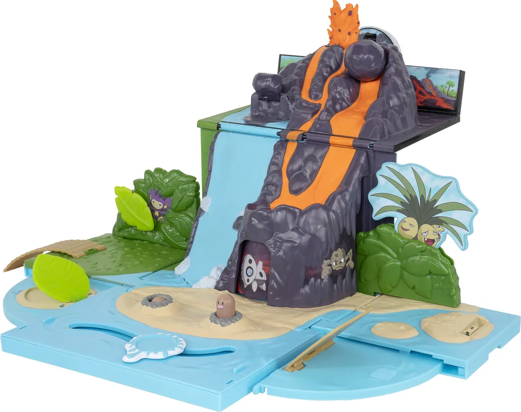 Mallette de Jeu Volcan Pokémon - Set de Transport pour Figurines - 8