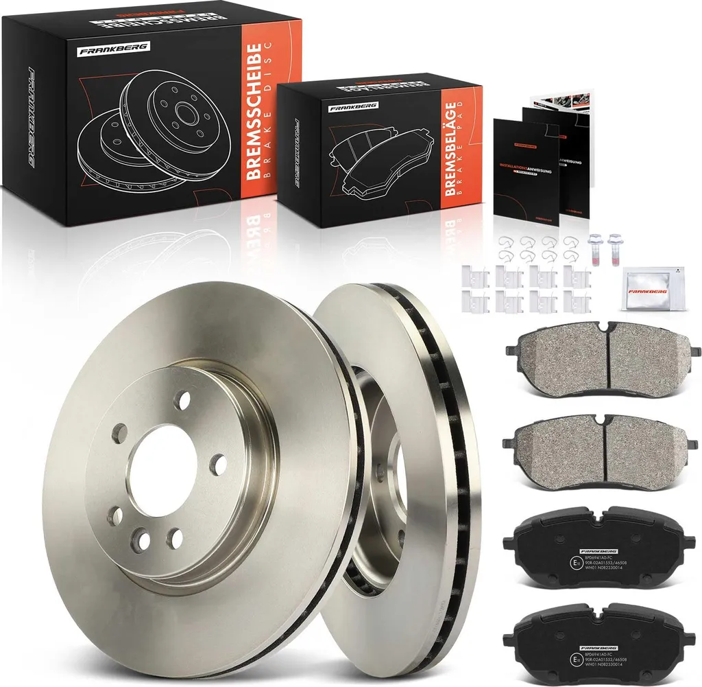 Frankberg 2 disques et 4 plaquettes de frein avant pour VW Amarok 2HA