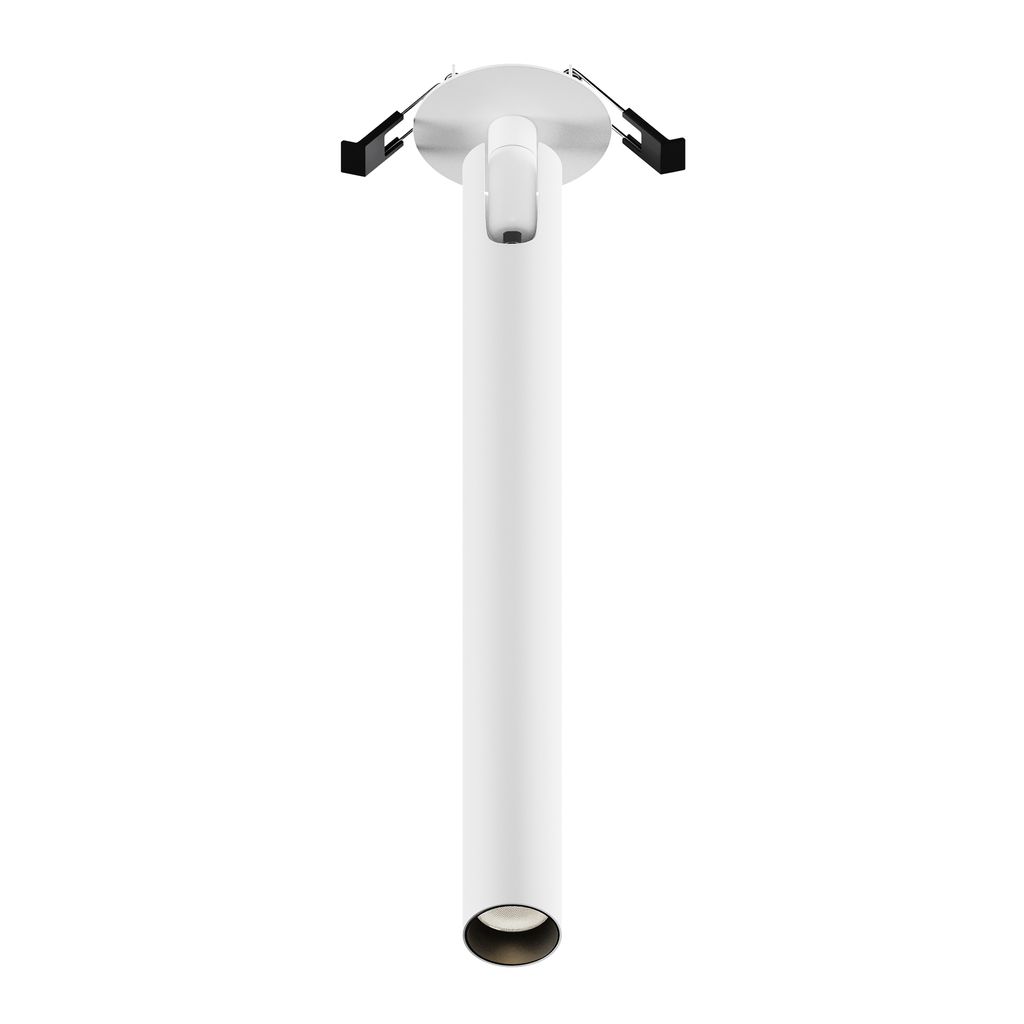 Maytoni Einbaustrahler Focus T LED incl. Weiß aus Aluminum 6W für Küche, Schlafzimmer, Wohnzimmer, Esszimmer, Lobby