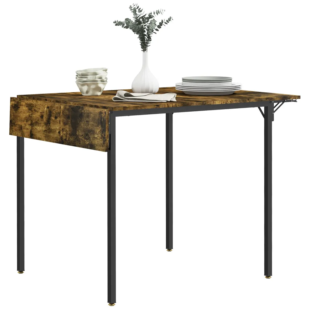 Table modulable pour studio et petite cuisine capacité 4 couverts bois