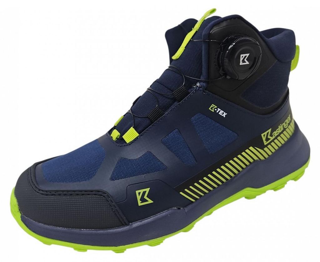 Kastinger GSK-Norderner Kinderschuhe Burschen Stiefel Wasserdicht Schnürer Blau Freizeit, Schuhgröße:35 EU
