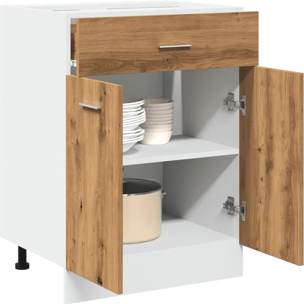 Best Möbel Base Lyon Artisan Rovere 60x46x81,5 cm | Arredamento Cucina Online