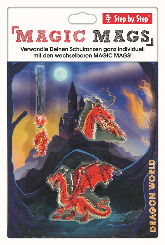 Step by Step MAGIC MAGS Dragon Drako 3-dielny, magnetický Obrázok produktu 