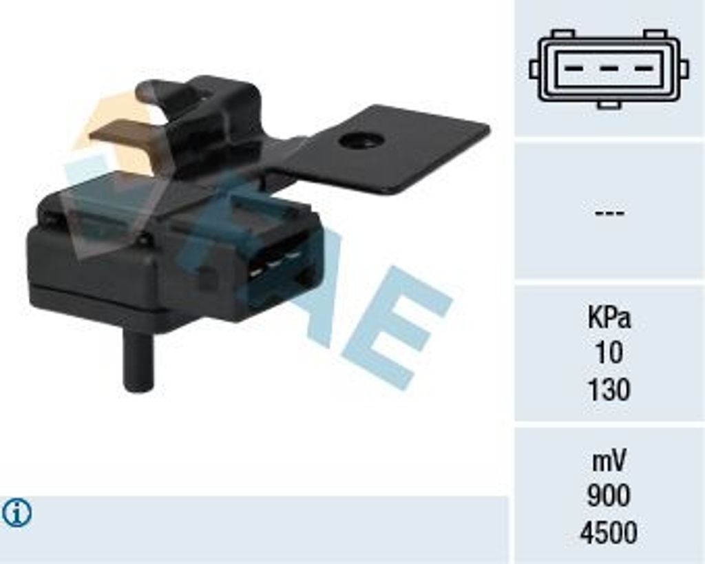 FAE 15087 Ladedrucksensor für VOLVO V70 II (285) Saugrohr