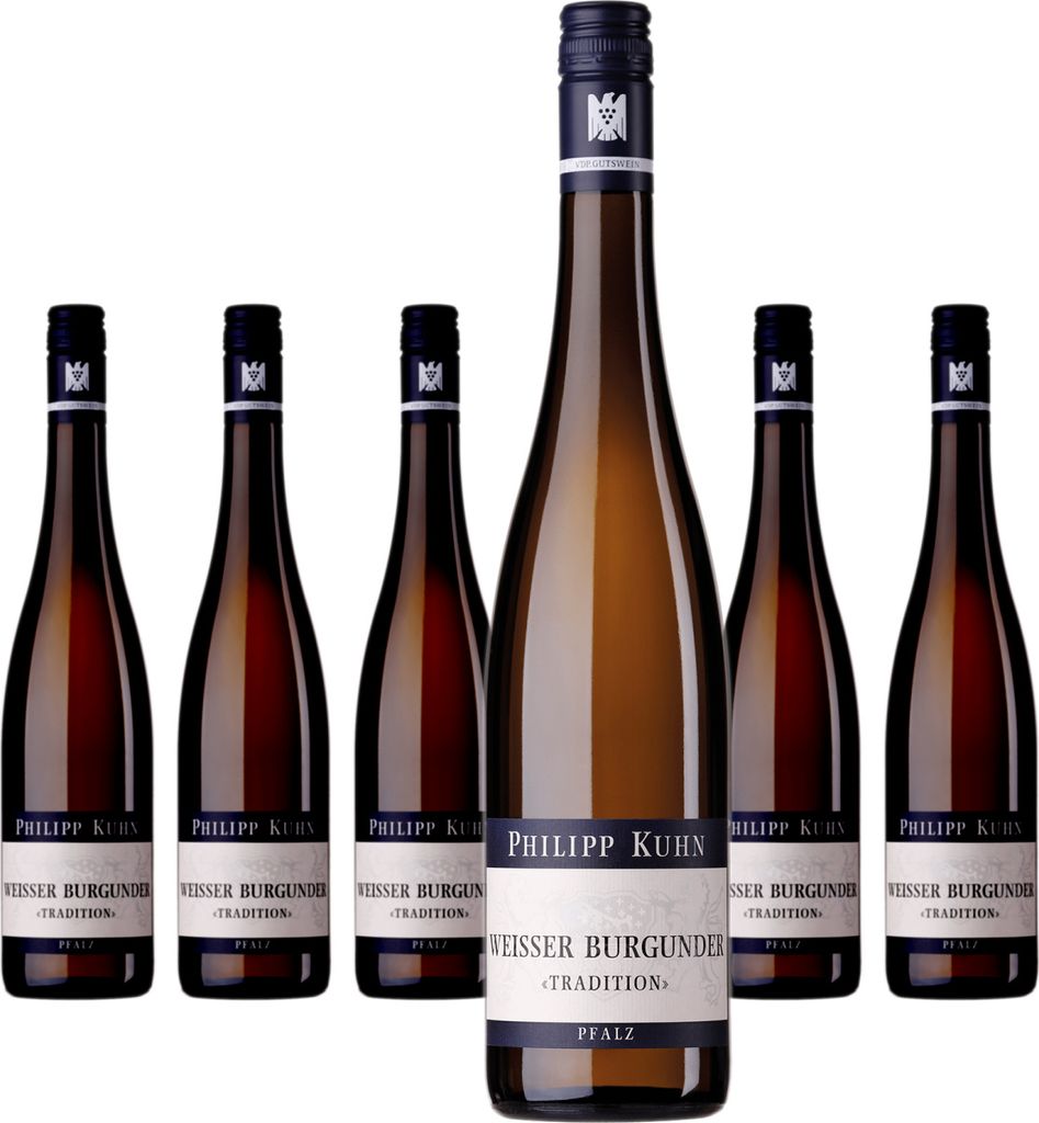 6 x Philipp Kuhn Weißer Burgunder Tradition