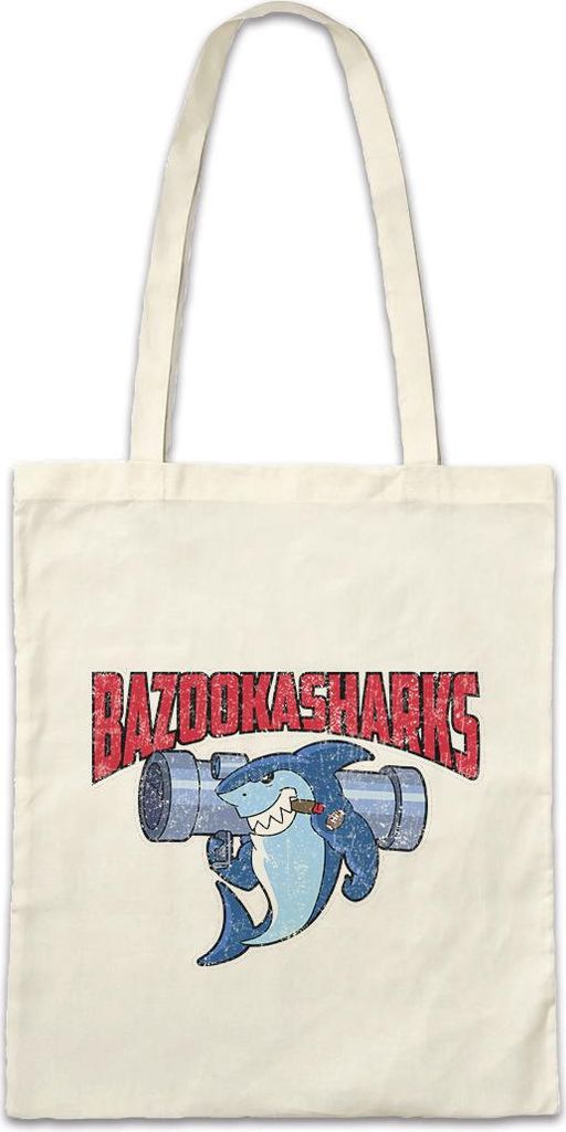 Urban Backwoods B Sharks, Stofftasche, Farbe: Beige