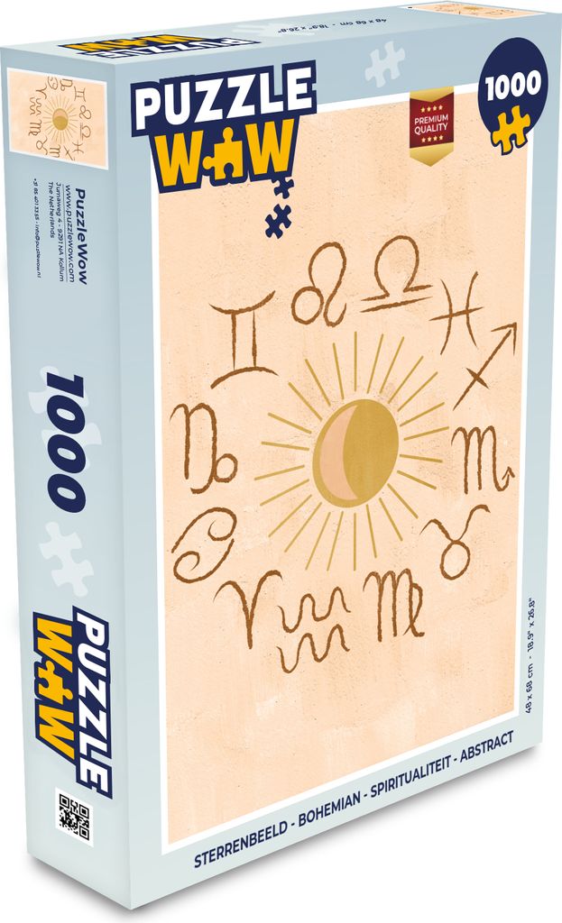 MuchoWow Puzzle 1000 Teile Konstellation - Böhmisch - Spiritualität - Abstrakt - Spielzeug - Alt und Jung - Spiele - Puzzeln