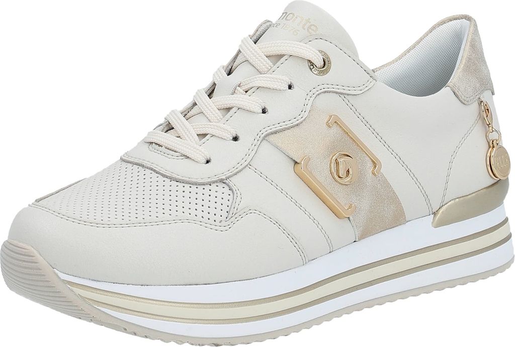 Remonte Sportliche Schnürschuhe Damen 31373136333735 Beige 37 EU
