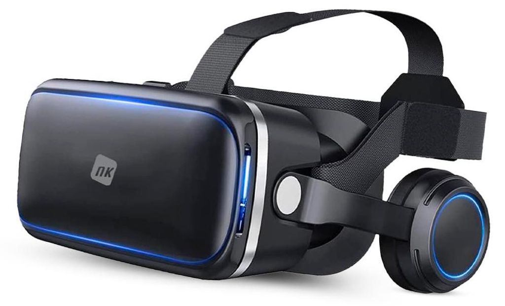 NK 3D VR Brille - Smartphone, Intelligente, Audio für Smartphone, 11,9 cm - 6,53 Zoll, Blickwinkel 90 - 100 Grad, 360o, Objektiv, Verstellbarer