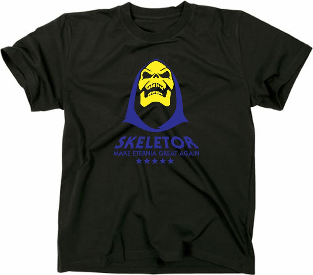 Styletex23 T-Shirt Make Eternia Great Again Skeletor Motu, schwarz, S