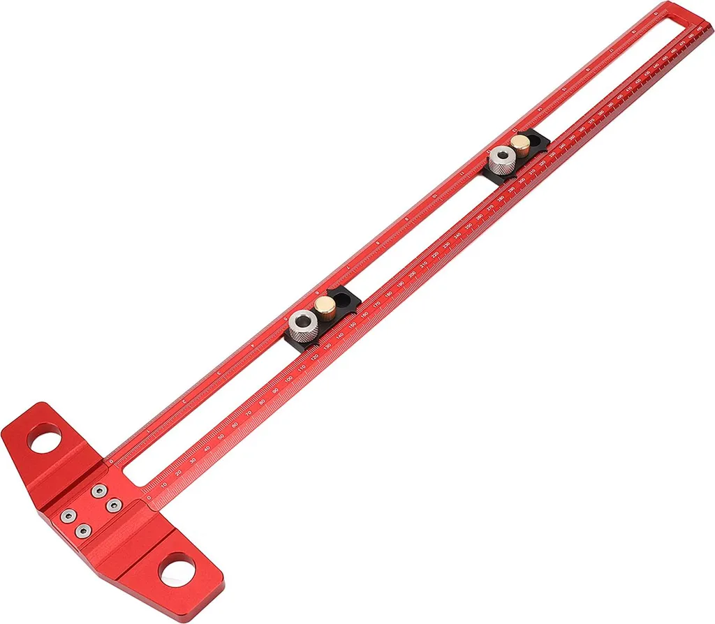 Équerre de menuisier 50cm avec guides d'assemblage et perçage