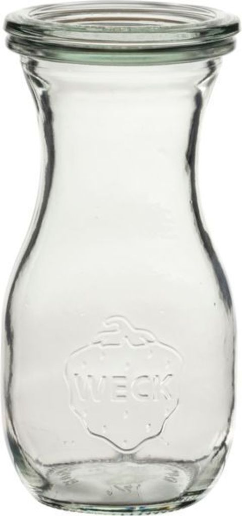 WECK Flasche 4-tlg., mit Deckel, Dichtungsring, Klammer, Immagine del prodotto 