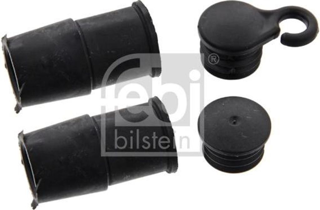FEBI BILSTEIN 36055 Führungshülsensatz, Bremssattel OE 4D0698647 kompatibel mit A1 8X, A2, A3 8L, A3 8P, A4 8K, A4 8D, A4 8E, A4 8H, A5 8F, A6 4F...