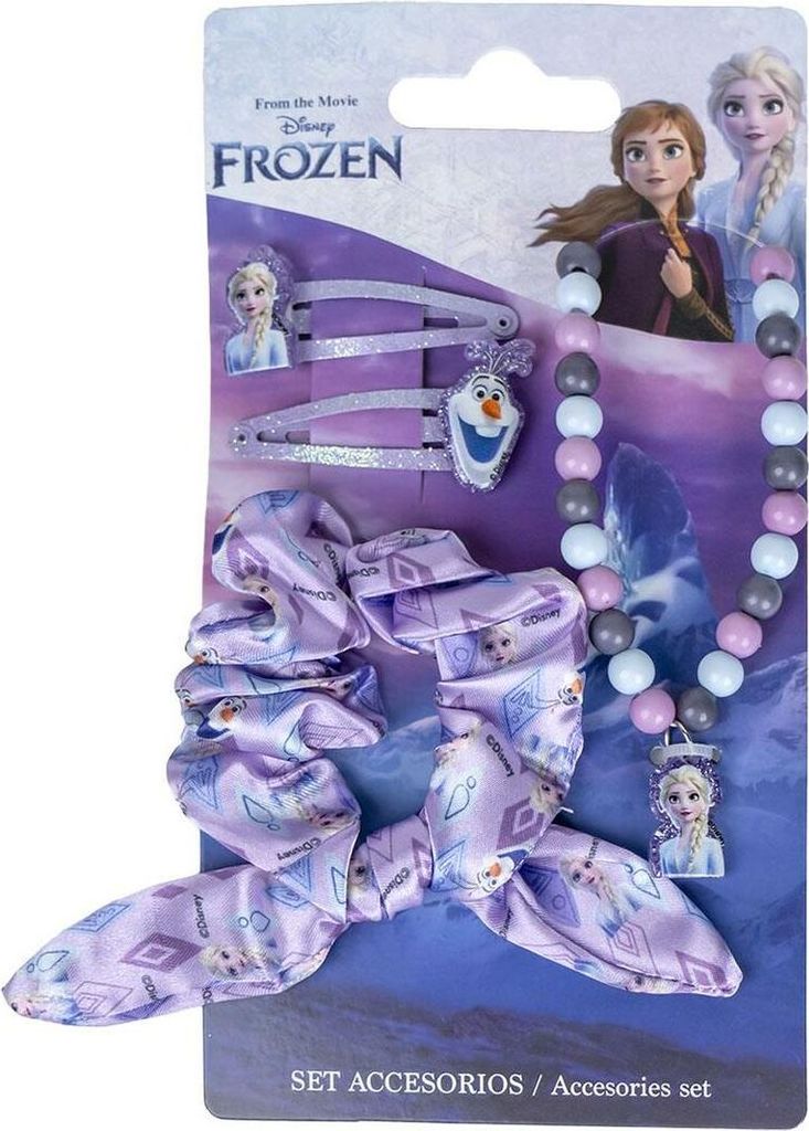 Disney Eiskönigin Olaf and Elsa Halskette und Haarschmuck Produktbild 