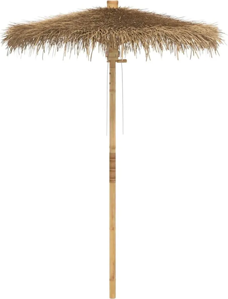 Parasol de jardin Tiki 150 cm pour créer un coin d'ombre tropical
