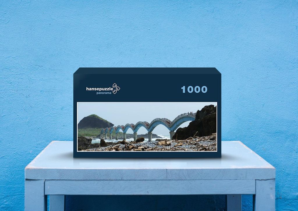 hansepuzzle 40667 - Taiwan Puzzle, 1050 Teile, Reisen, 60,0 x 46,0cm mit hochwertiger Aufbewahrung, Kartonbox und wiederverschließbarem Beutel