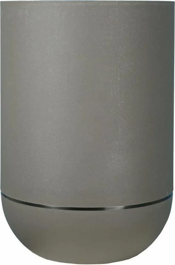 Pot Riviera D40 Gris Anthracite Effet Pierre Plastique Ø 40 cm Durable