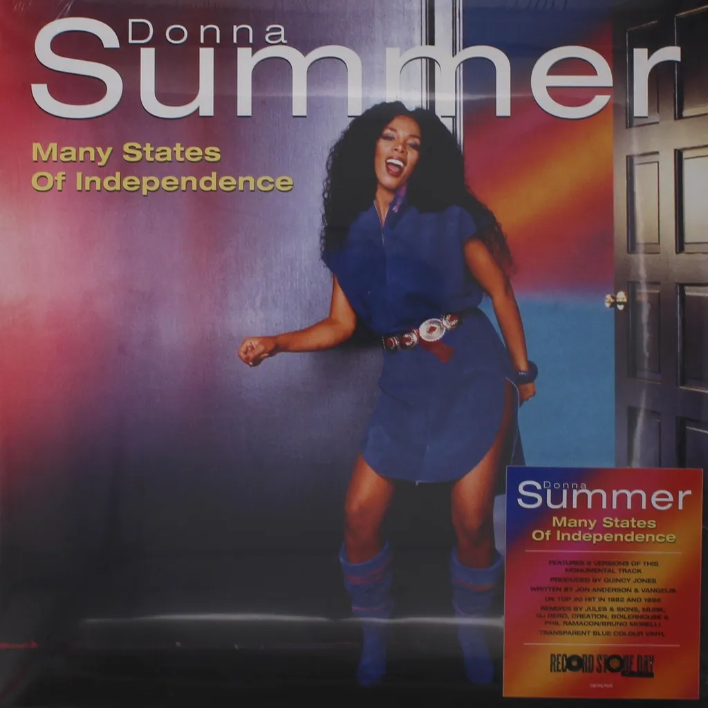 Vinyle Donna Summer Many States Of Independence Bleu : Son Haute Fidélité