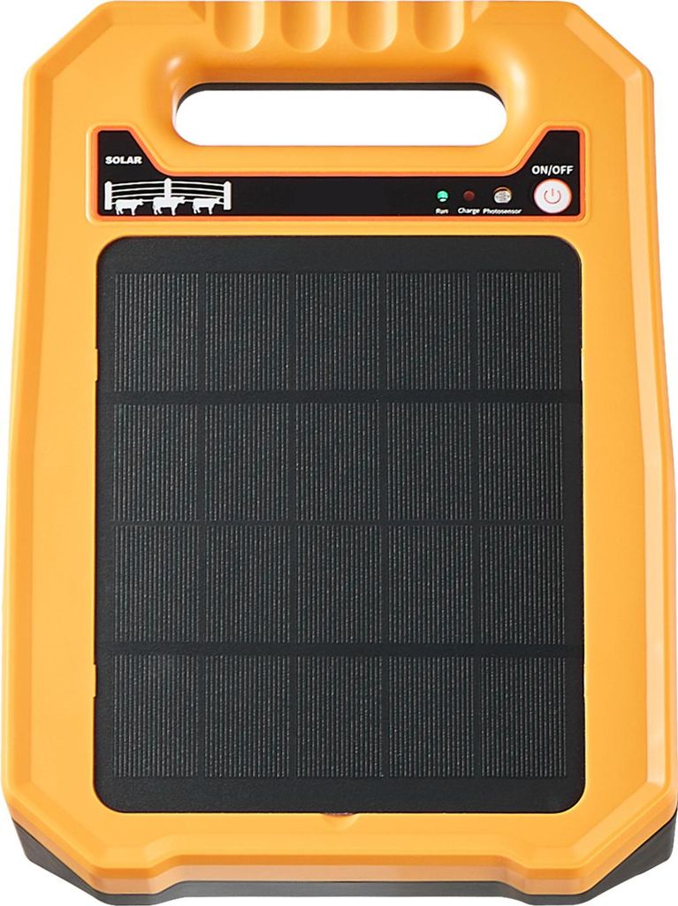 SucceBuy Solarbetriebenes Elektrozaungerät, 0,3 J, 8 kV, 3 km Reichweite, wetterfestes Zaun-Energizer-Set, 7 Tage Laufzeit, ideal für Tiere, Gefl...