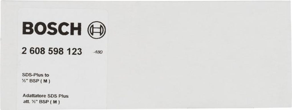 Adapter für Diamantbohrkronen, Maschinenseite SDS plus,Kronenseite G 1/2Zoll,115