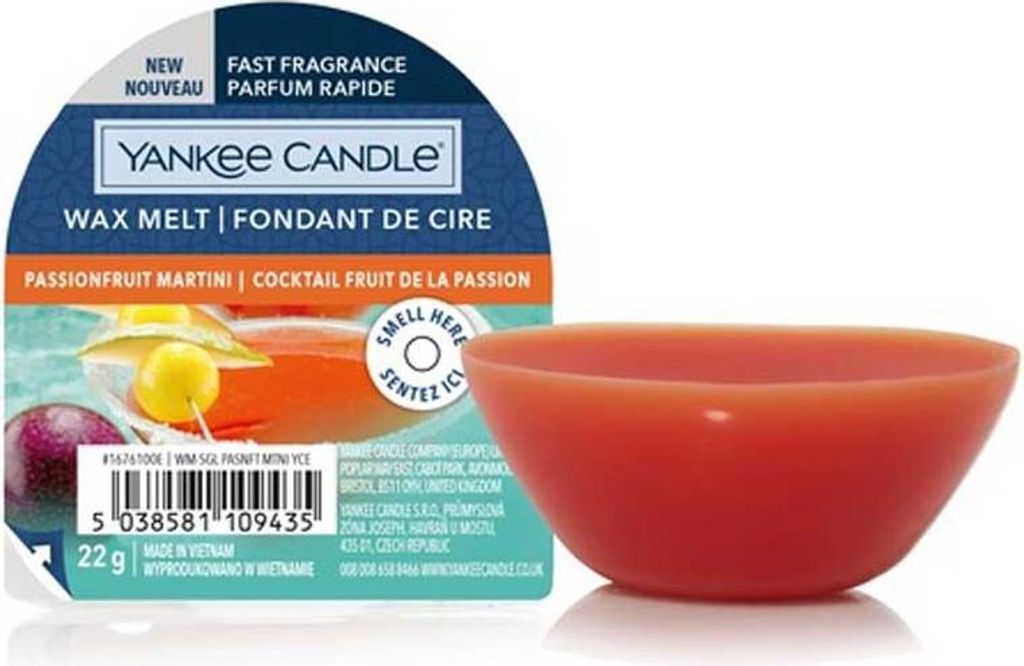 Passion Fruit Martini - Wax Melt 22g - Yankee Candle