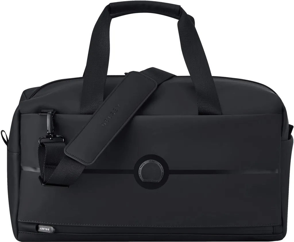 Sac de Sport Noir Turenne Soft DELSEY - Sac de Voyage Duffle Bag Souple