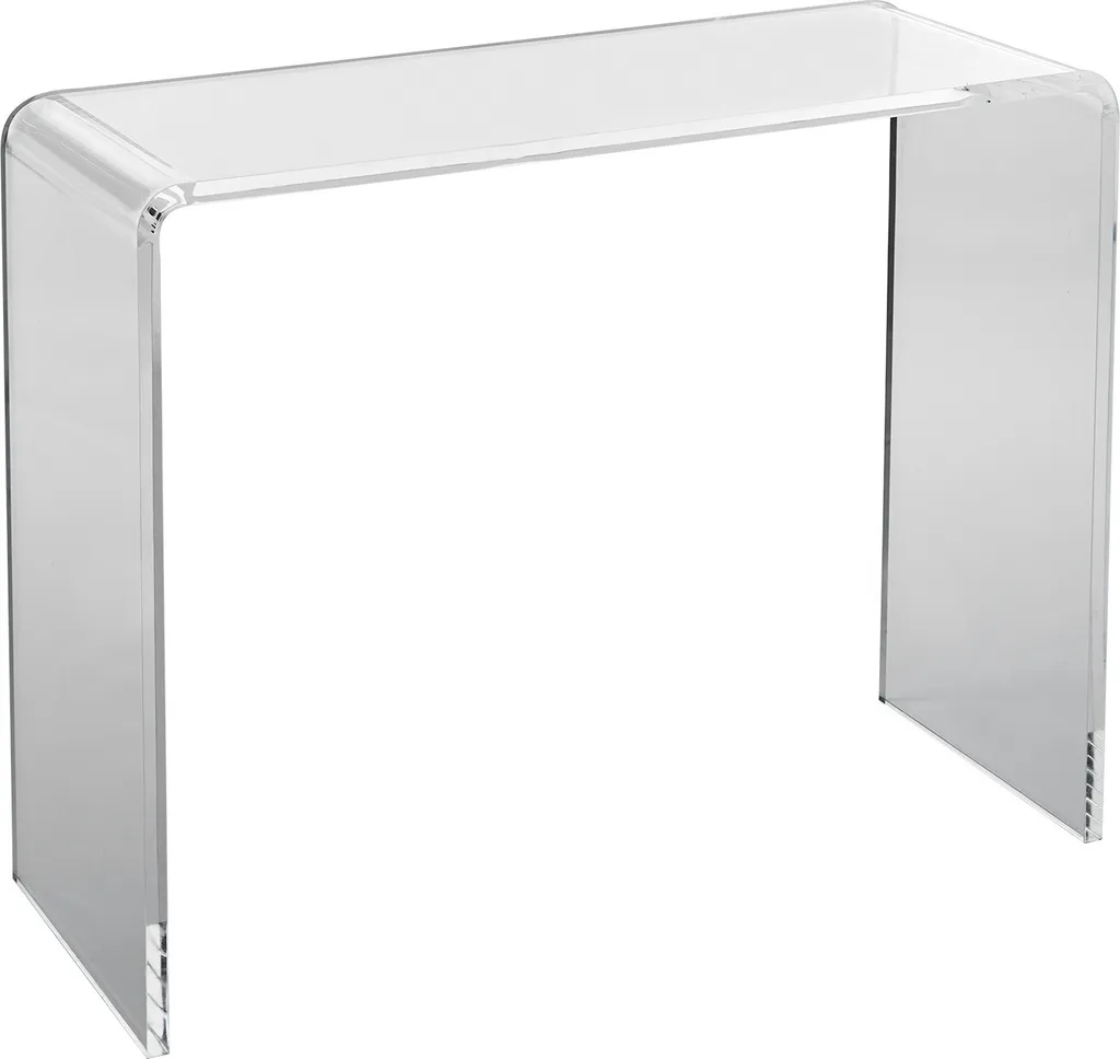 Table d'appoint VEVOR en acrylique en forme de U - 964 x 381 x 740 mm