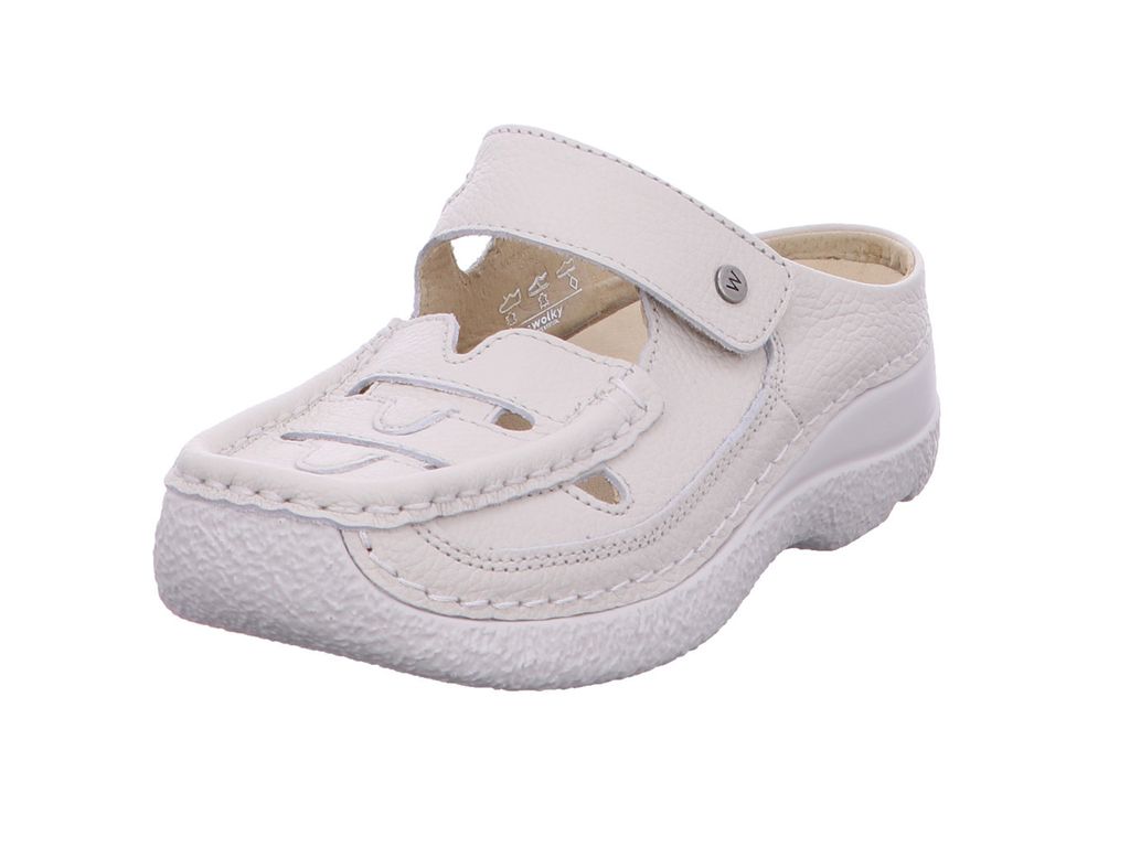 Wolky Roll Clog, Talaria Floater leather, Offwhite, 0623471-120 40