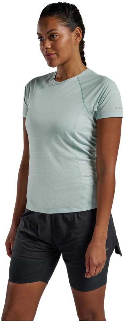 Montane Dart Nano Kurzarm-t-shirt Blau 38 Frau Blau 38