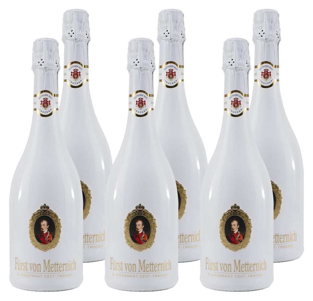 Fürst von Metternich Chardonnay Sekt -trocken- (6 x 0,75L)