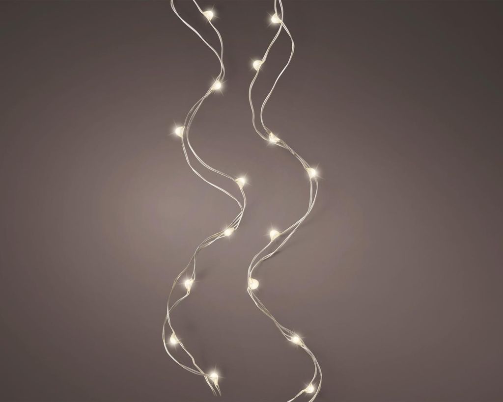 Kaemingk Micro LED Strangbeleuchtung Lichterkette mit 40 Produktbild 