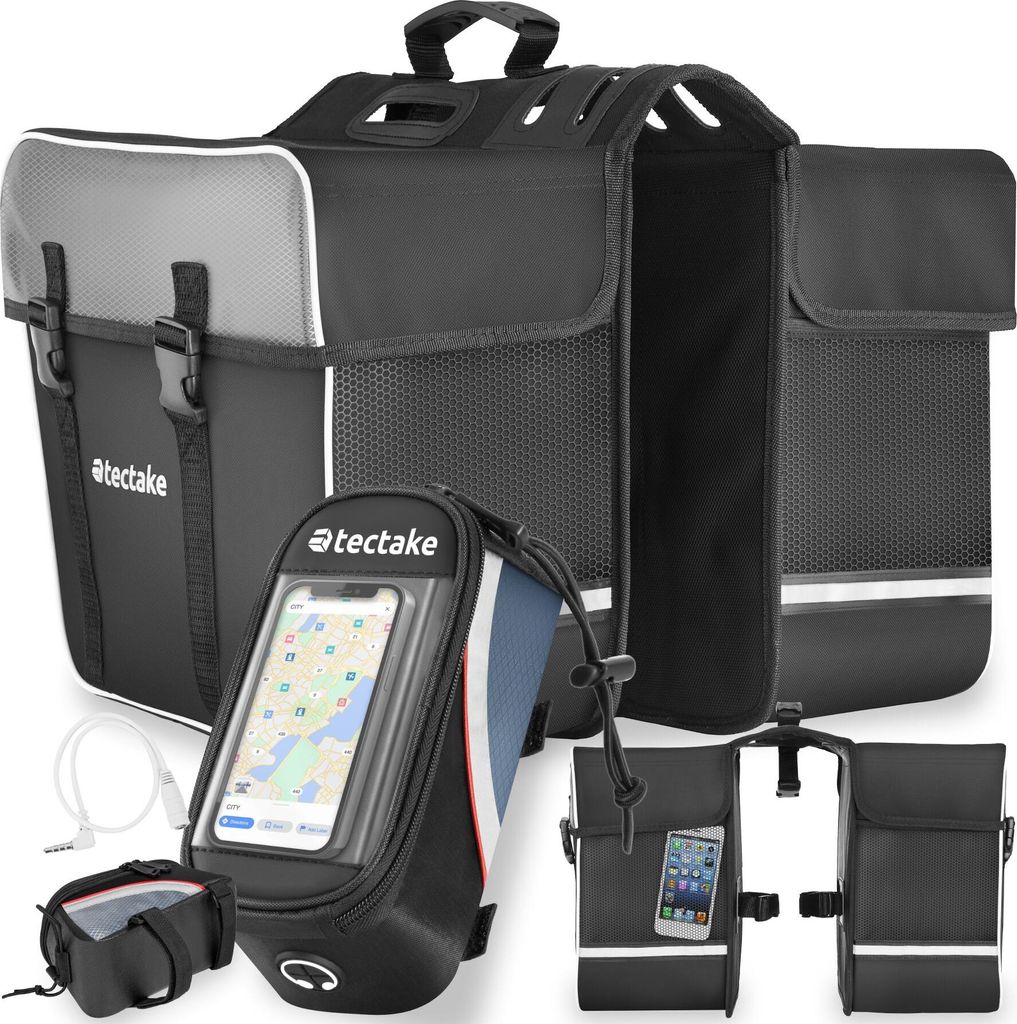 Set Fahrradtasche Georg und Fahrradrahmentasche große Produktbild 