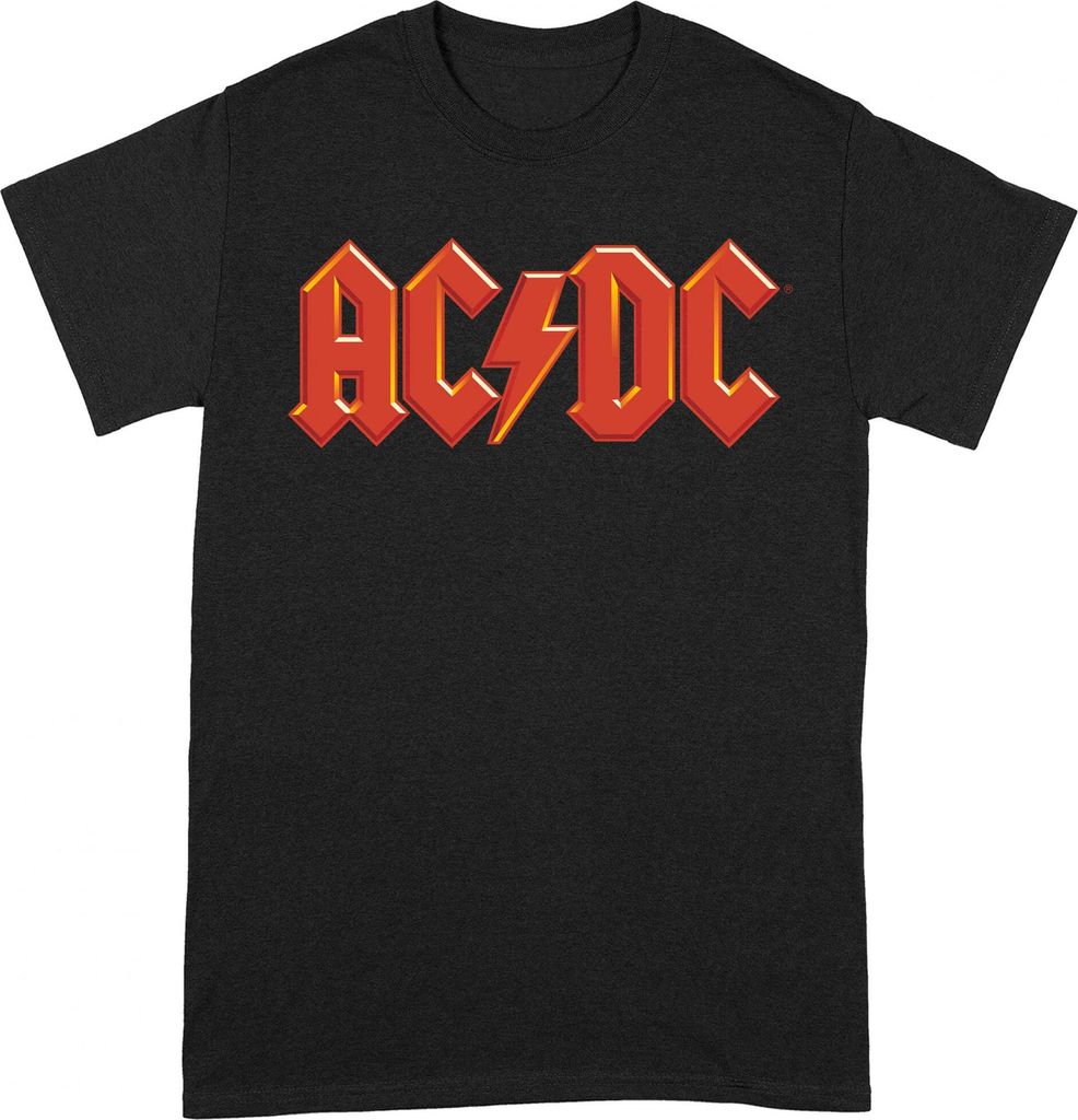 AC/DC - T-Shirt für Herren/Damen Uni BI109 (S) (Schwarz/Rot)