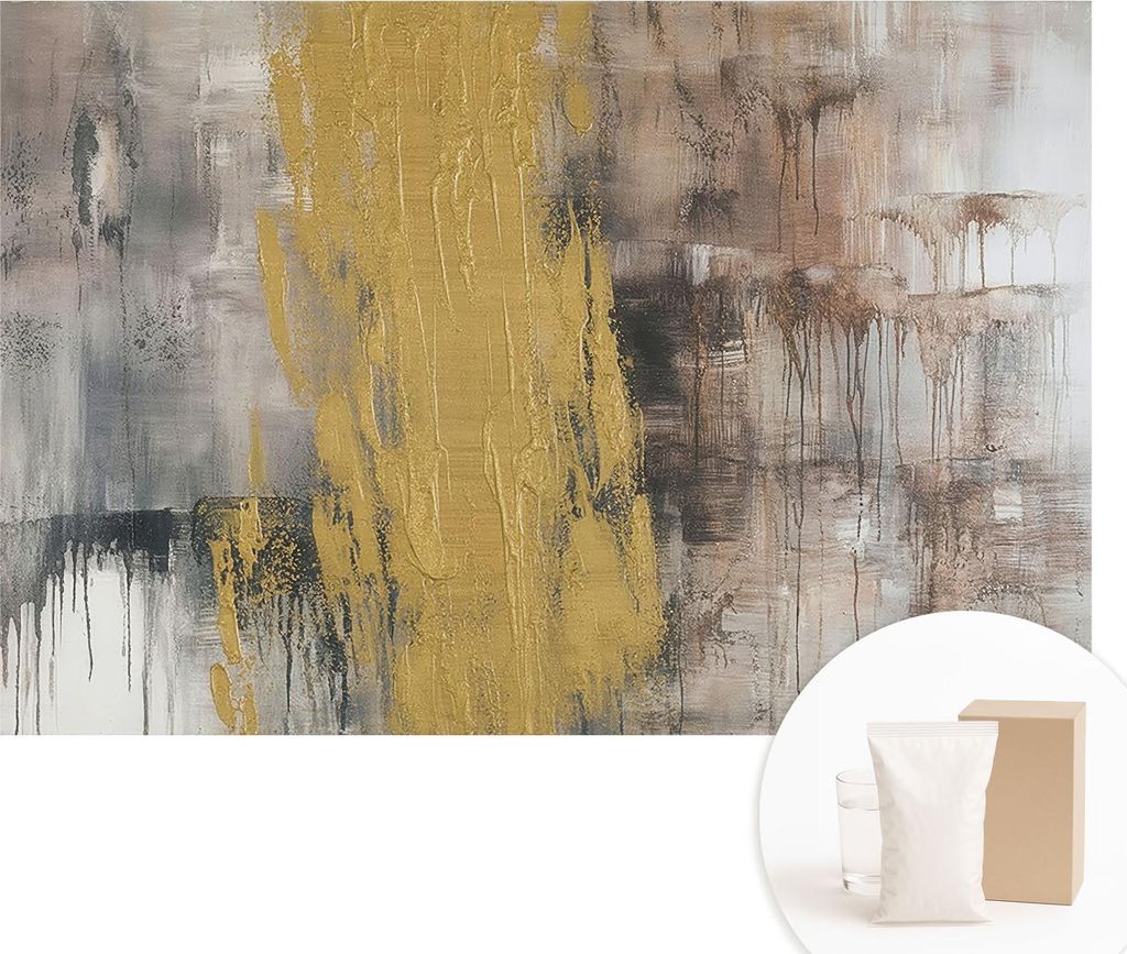 Fototapete - Wandbilder für Wohnzimmer - 104x70 cm - Dekorative Wandfolie - Modernes Design für Wanddekoration - Tapeten für Innenräume - Abstr...