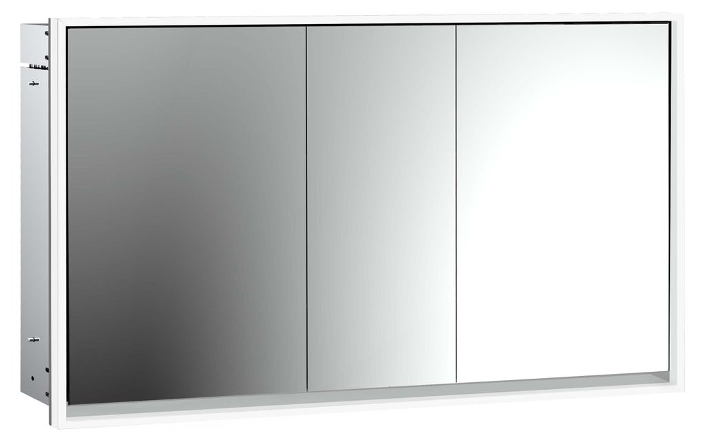 emco loft Lichtspiegelschrank, 1400mm, 3 Türen, Unterputzmodell, 979805125