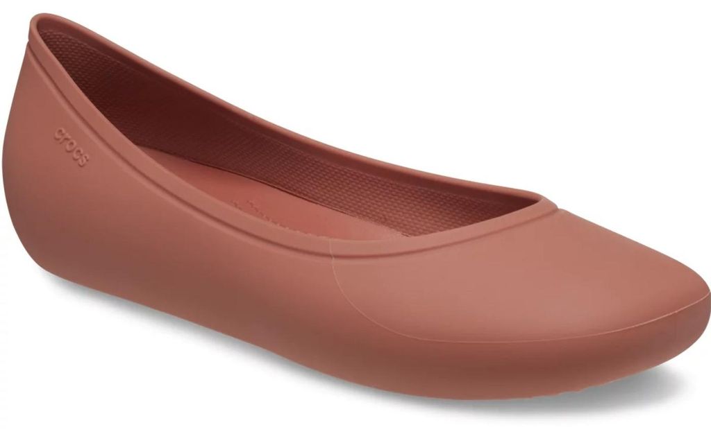 Crocs Brooklyn Flat W 209384 Damen Ballerinas – Elegante Slip-On Schuhe in Rot 34-35 EU